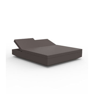 Vela - Square Daybed with 2 Reclining Backrests - 78.75"x78.75" - Basic by Vondom