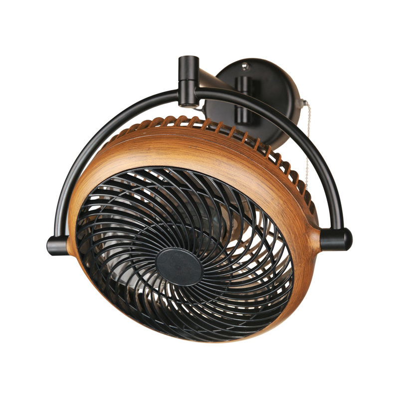 12.9" Oscillating Wall Mounted Fan for Air Circulation