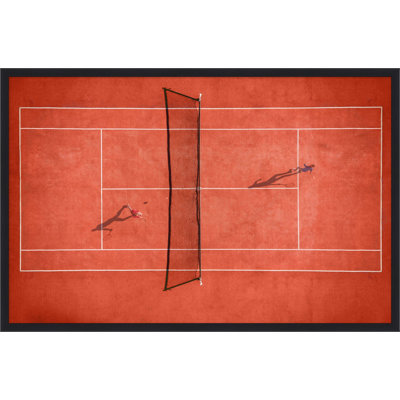 Tennis Court Framed Photographic Print