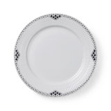 Black Lace Dinner Plate 10.83"
