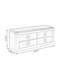 Buffet industriel bas 58,26 po