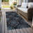 Sharinda Washable Damask Indoor / Outdoor Rug-1652596617