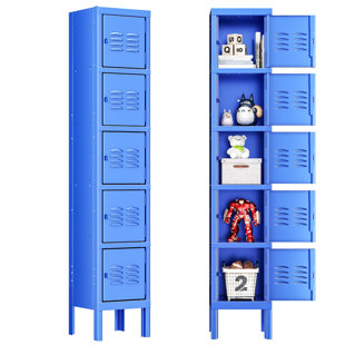 66.14"H Metal Storage Cabinet (5 Doors)