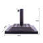 9kg Resin Free Standing Umbrella Base