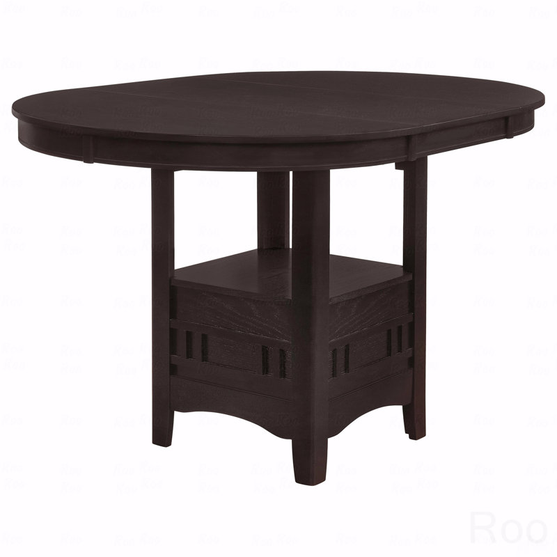 Table de salle à manger à rallonge, Espresso