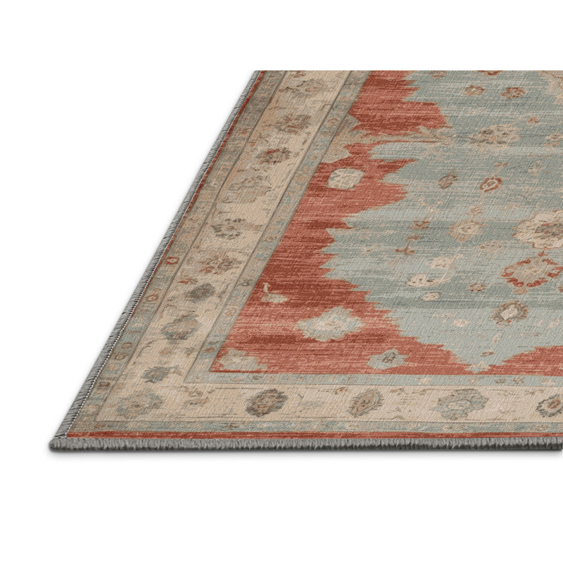 Machine Washable Overdyed Gray Area Rug, Square 3'