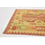Tapis en laine rouge 3 pi 2 po x 5 pi one-of-kind main-noué la new age Elland