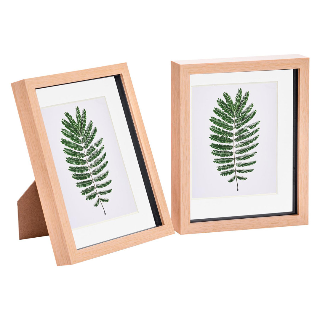 Nicola Spring - 3D Box Photo Frames - 5 x 7" with 4 x 6" Mount