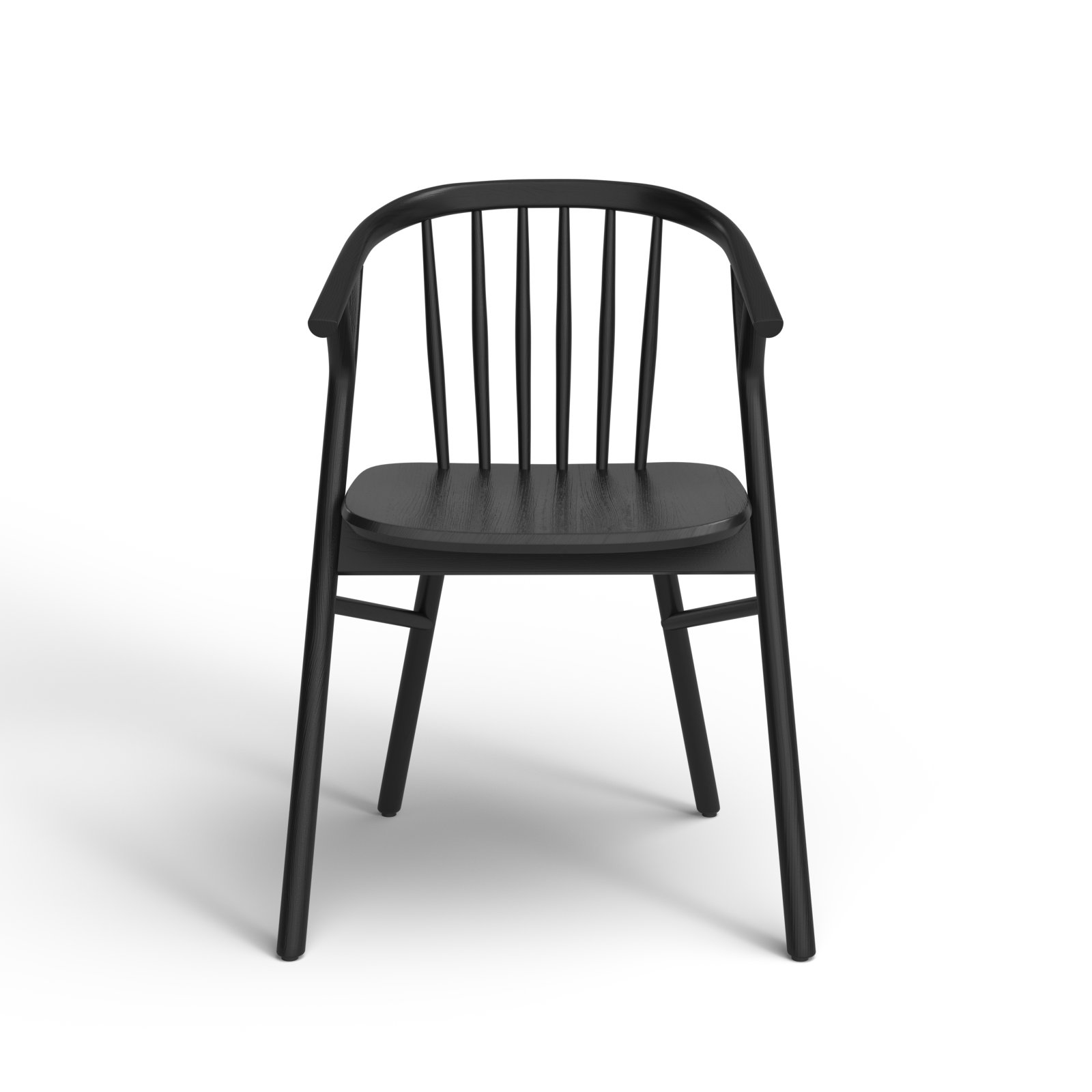 Joss & Main Fincher Solid Wood Windsor Back Arm Chair | Joss & Main
