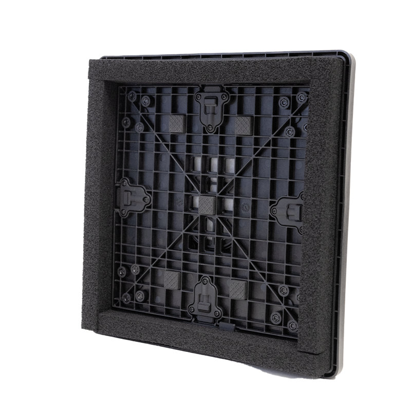 Plaque d'aspiration 400 pour grappin à vide GREBO HighFlow, 16 x 16 po, capacité de 242 lb