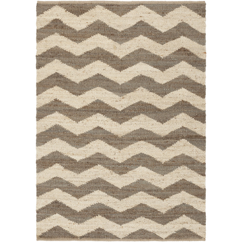 Hermine Chevron Indoor Rug, Rectangle 4' x 6'