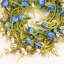 Grande couronne de fleurs artificielles 26 po