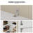 82.6" Corner Bookshelf with Doors, 6 Tier Large Corner Bookcase