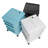 Zoitsa 3 Drawer Storage Drawer with Locking Wheels-145246066