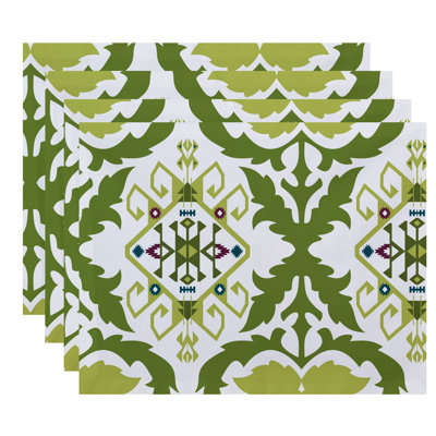 Alfreda Polyester Geometric Rectangle Placemat