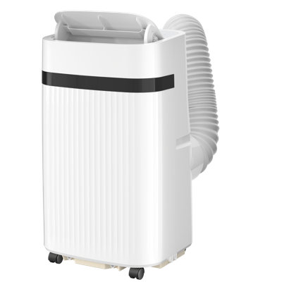 Les climatiseurs portatifs 12 000 BTU refroidissent les pièces jusqu'à 550 pieds carrés, 46dB silencieux, AC portable avec refroidissement et ventilateur et déshumidificateur et sommeil, télécommande pour la maison / bureau / dortoirs, blanc