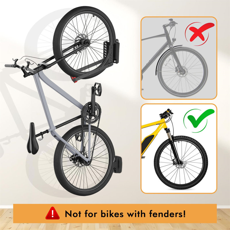 Metal Wall Mounted Bike Rack