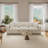 Jannete 95.4'' Upholstered Sofa, Cloud Sofa, Sectional Sofa Couch Modular Sofa For Living Room-1629377140