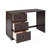 Twin Size Loft Bed With Drawers,Desk,And Wardrobe-Espresso-118098435