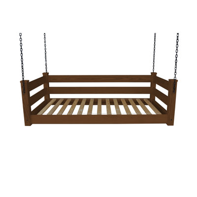 Adrow Solid Wood Hanging Daybed