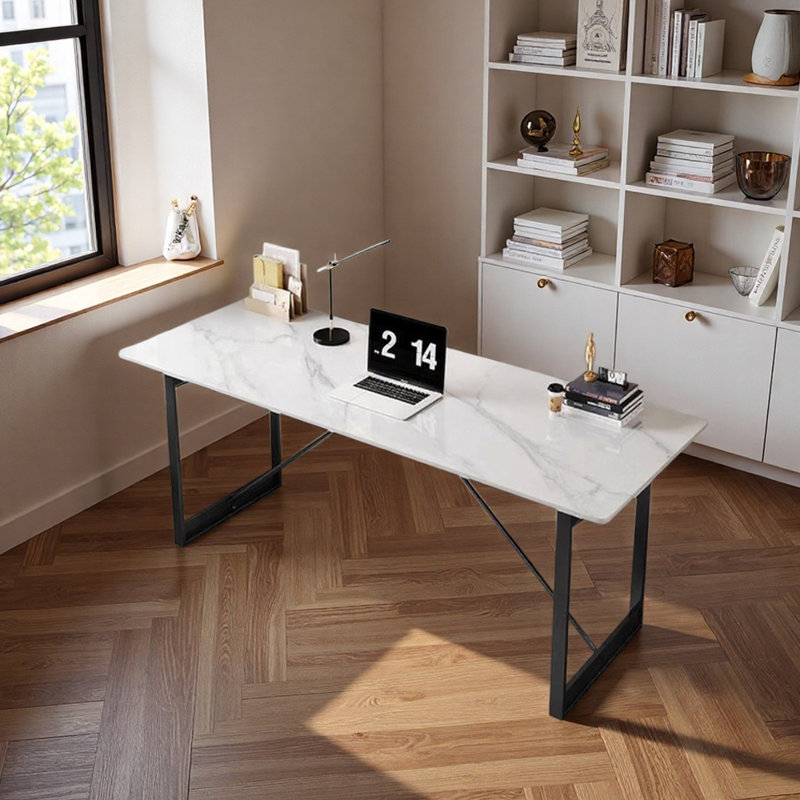 Bureau d'écriture Modern Light, Noir, H 29,52 po x l 70,86 po x P 31,49 po