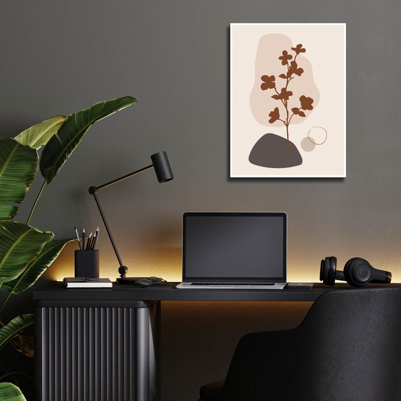 «Abstract Minimal Flourish Tree» par Sabrina Balbuena, H 16 po x l 12 po x P 0,13 po