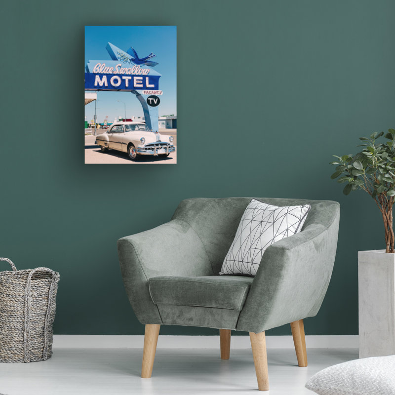 «Bethany Young Blue Swallow», art sur toile, H 19 po x l 12 po