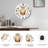 Owl Dreamcatcher Wall Clock Art - 24‘’ Modern Glass Wall Clock