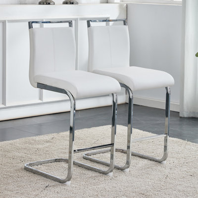 Chatrice 25'' Faux Leather Bar Stool
