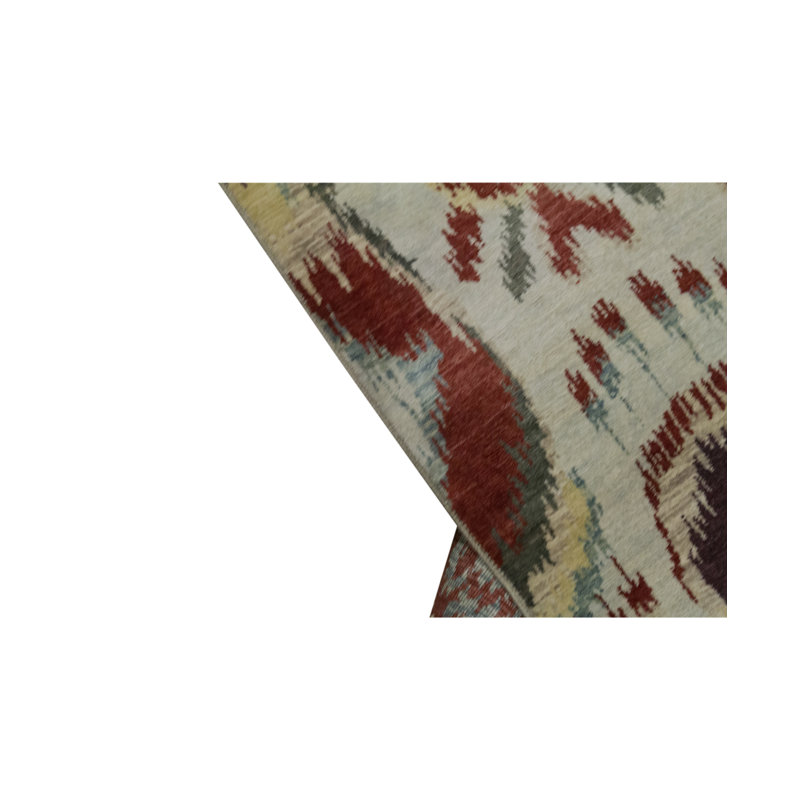 Wool Ikat Area Rug