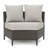 Queshawn 76" Wide Outdoor Wicker Loveseat with Cushions-1702445571-1702445570
