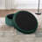 31.5"W Upholstered Round Ottoman With Reversible Lid, Velvet Storage Stool, Channel Tufted Pumpkin-Shape Footstool For Living Room, Bedroom And Office-367716853