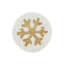Sous-verre Snowflake Sparkle Beaded (ensemble de 4)-576988512