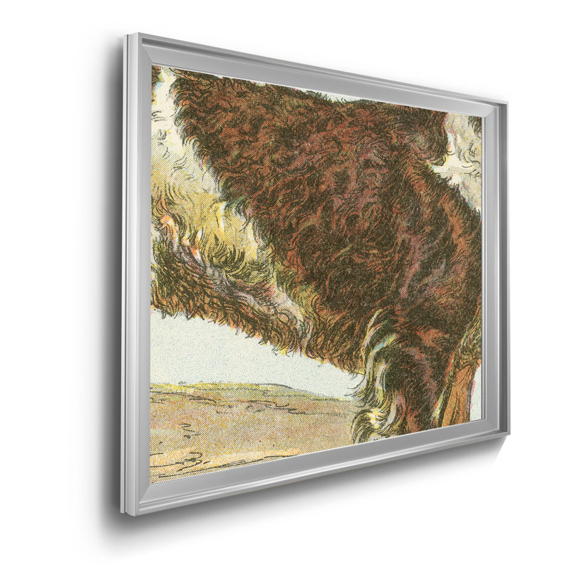 «Mans Best Friend IV», peinture sur toile encadrée, H 18,5 po x l 24,5 po x P 1,5 po