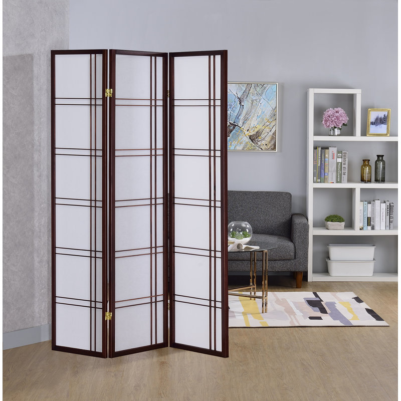 Cloison pliante Keitez, Noyer, 3