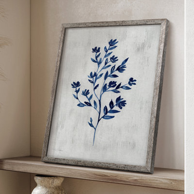 Wild Indigo II, reproduction encadrée - bois massif 47455