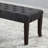 Linon Tufted Bench, Fabric