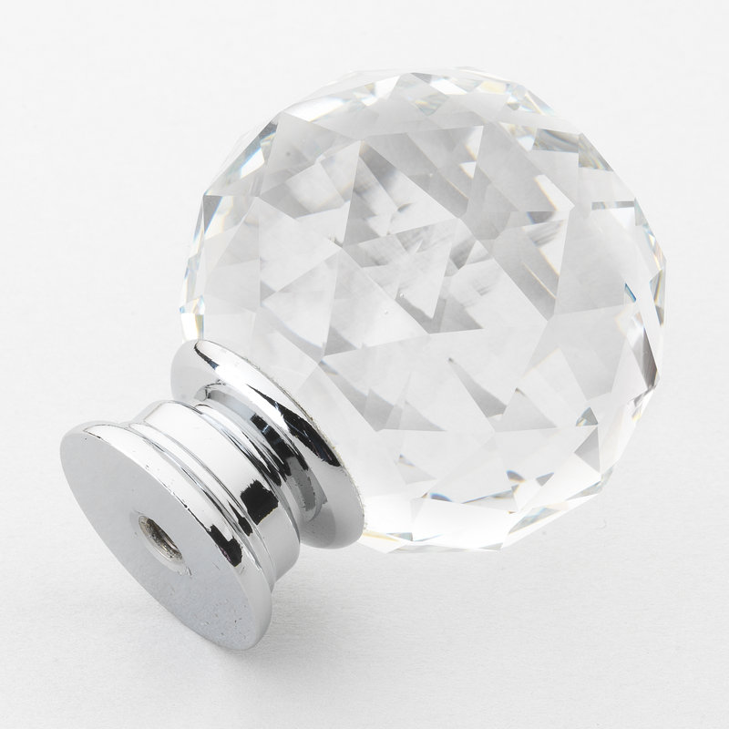 Paquet multiple de boutons ronds surdimensionnés, 1.625", Chrome poli