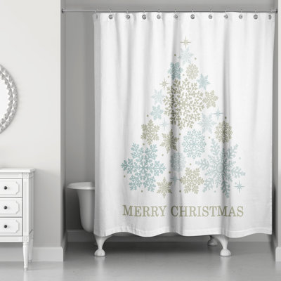 Detavion No Pattern And Not Solid Color Shower Curtain