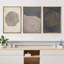 «Tree Ring», œuvre de souche en bois gris beige, images murales minimalistes modernes organiques minimalistes, impression sur toile encadrée, 3 pièces, art mural: 16 po x 24 po x 3 pièces, 24 po x 36 po x 3 pièces-119385100-90847687