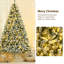 Arbre de Noël pin vert 8 pi avec 650 lumières H 8 pi-1455719502
