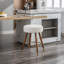 Tabouret à hauteur de comptoir rembourré Boucle, pivotant à 360 °
