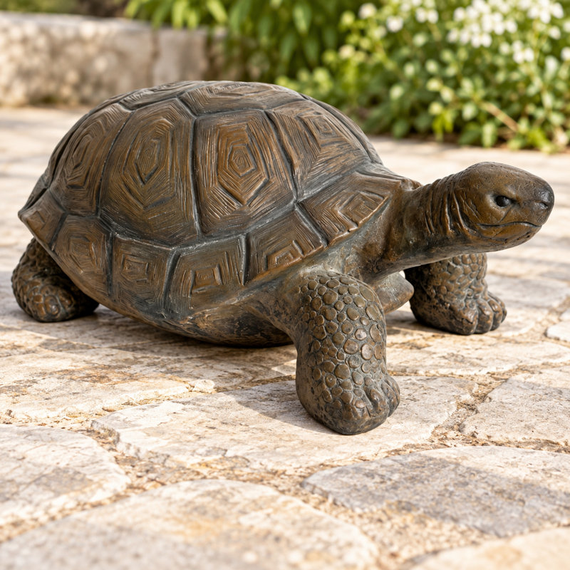 Walking Tortoise Garden Statue