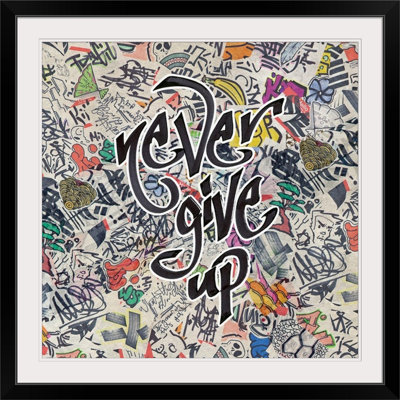 « never renoncer-urban inspiration », impression