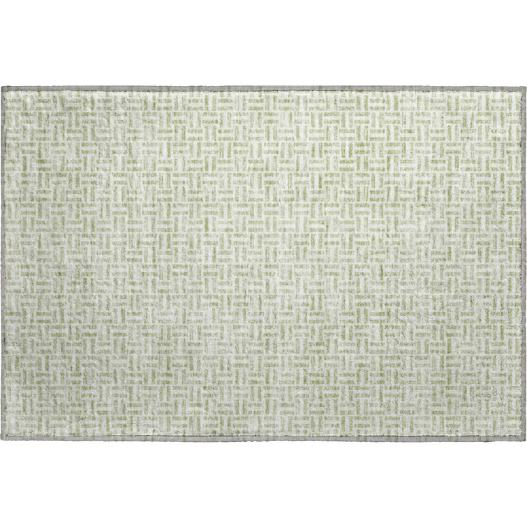 Premium Machine Washable Prisco Aloe Rug