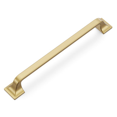 Forge Collection Handle Pull - 7-9/16" Center to Center Cabinet Pull Champagne Bronze - Farmhouse Hardware for Drawers & Cabinets