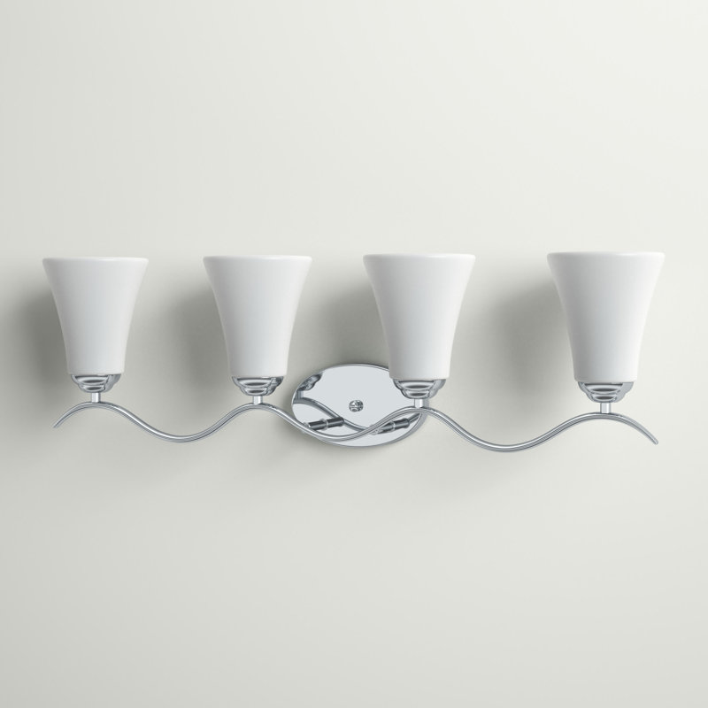 Éclairage pour meuble-lavabo à intensité variable Lavalley, Chrome poli