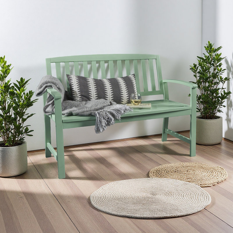 Banc en bois de style campagnard, Menthe