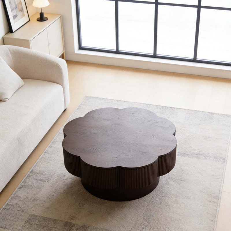 Table basse 31,50 ", Marron foncé