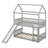 House Bunk Bed With Slide-1453458790